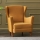 NUPI Wingback Armchair - Yellow