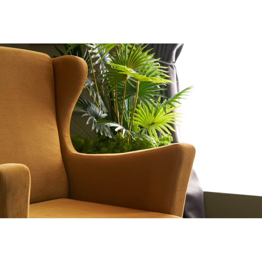 NUPI Wingback Armchair - Yellow