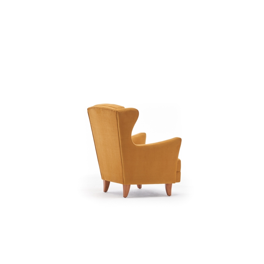 NUPI Wingback Armchair - Yellow