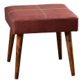 NUTO Ottoman 46 x 46 cm Red