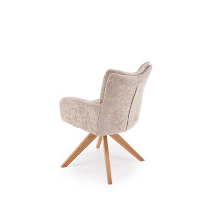 NUVO swivel dining chair, 1 pc, beige/brown