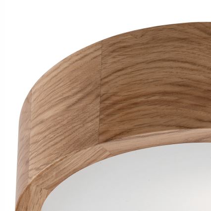 OAK Ceiling Light 1x E27/60W/230V, Oak, Ø 27.5 cm