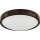 OAK SLIM Ceiling light 2xE27/15W/230V, Ø 37 cm, Oak/Dark Brown