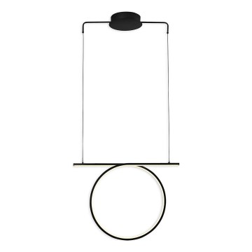 ODETTA LED cable pendant light, 30W, 230V, 4000K, black