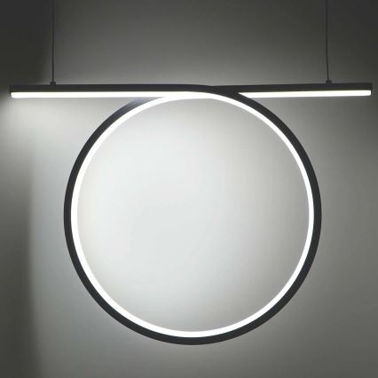 ODETTA LED cable pendant light, 30W, 230V, 4000K, black