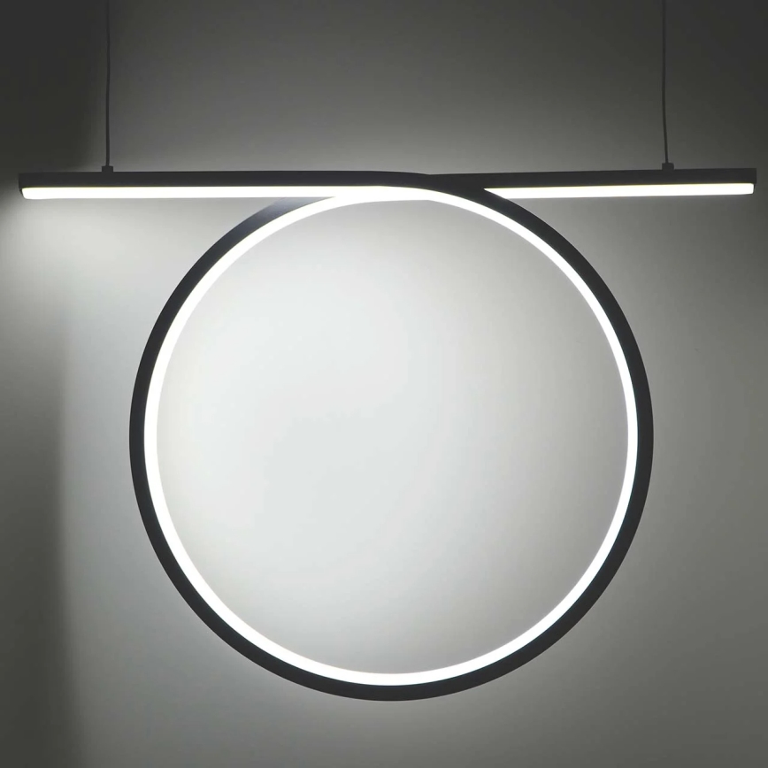 ODETTA LED cable pendant light, 30W, 230V, 4000K, black