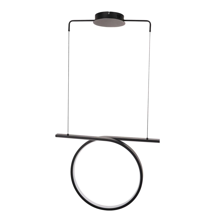 ODETTA LED cable pendant light, 30W, 230V, 4000K, black
