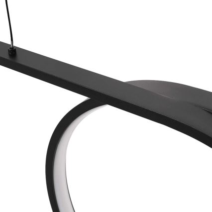 ODETTA LED cable pendant light, 30W, 230V, 4000K, black