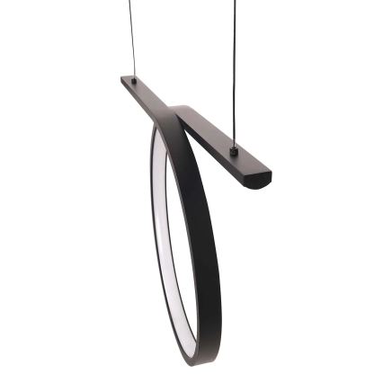 ODETTA LED cable pendant light, 30W, 230V, 4000K, black
