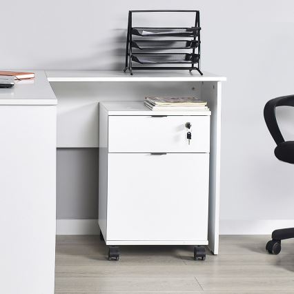 Office cabinet 61x41 cm white