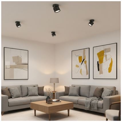 OH12F Spotlight 1x GX53/35W/230V, 8.5 cm, Black