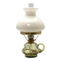 Oil lamp ANNA 33 cm forest green big craquelure
