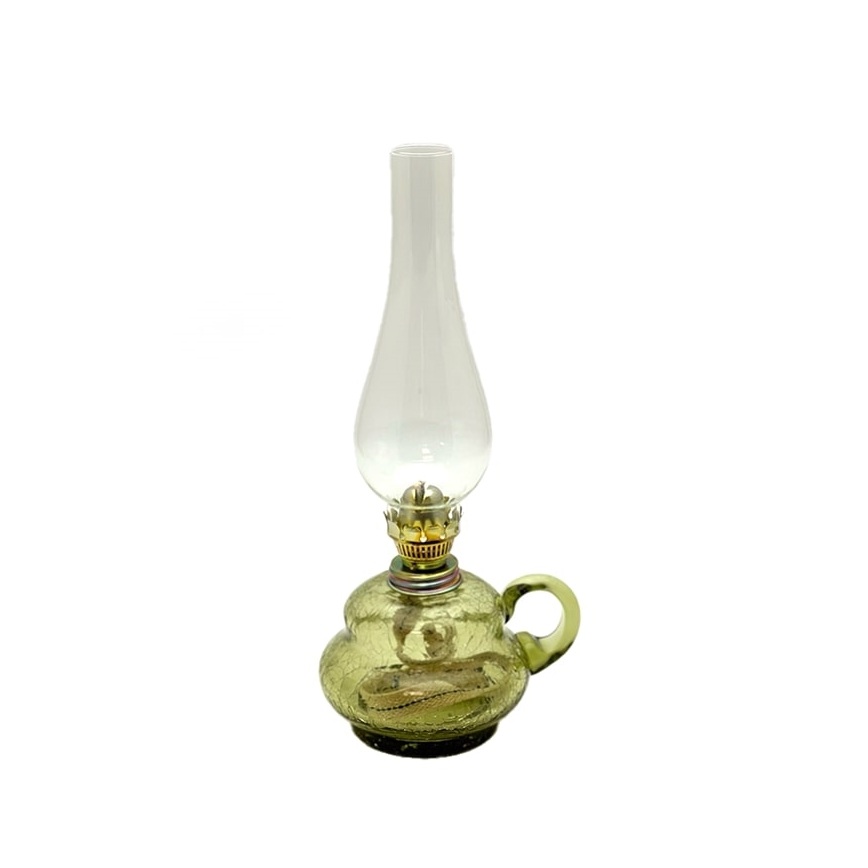 Oil lamp ANNA 33 cm forest green