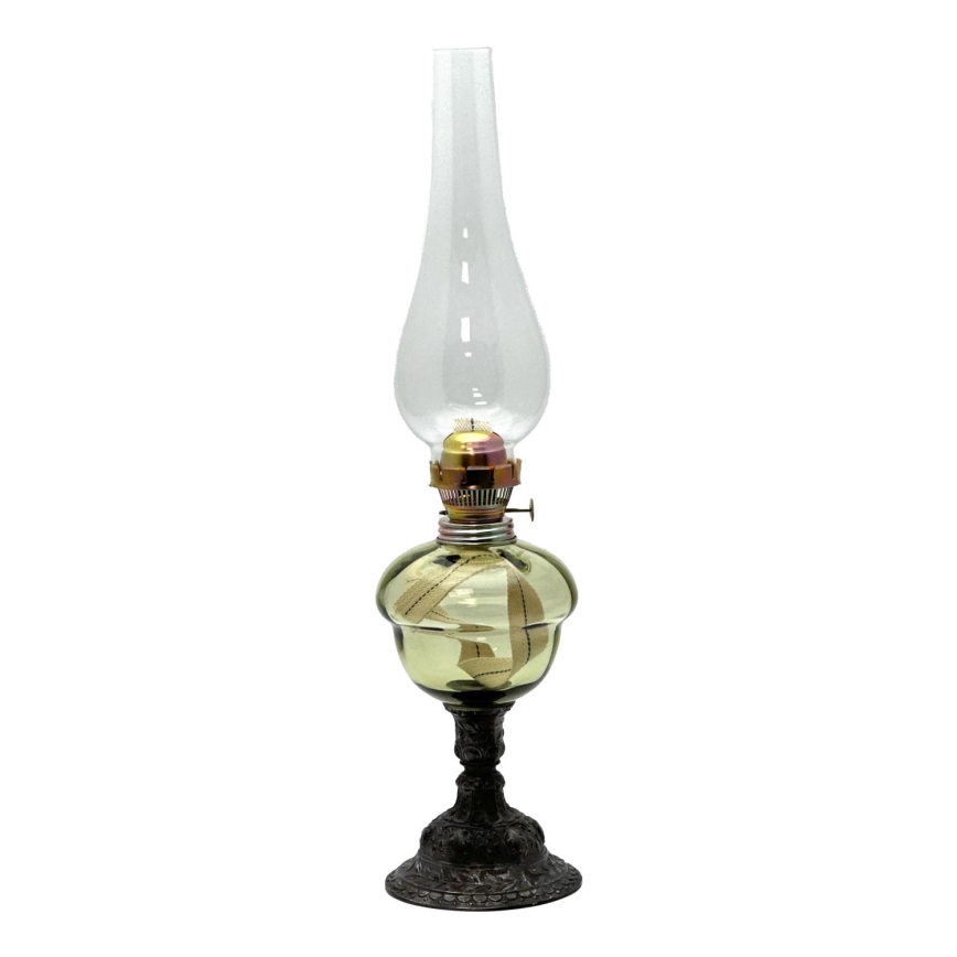 Oil lamp BARBORA 54 cm forest green