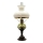 Oil lamp DRAHOMÍRA 50 cm forest green decorated with tin