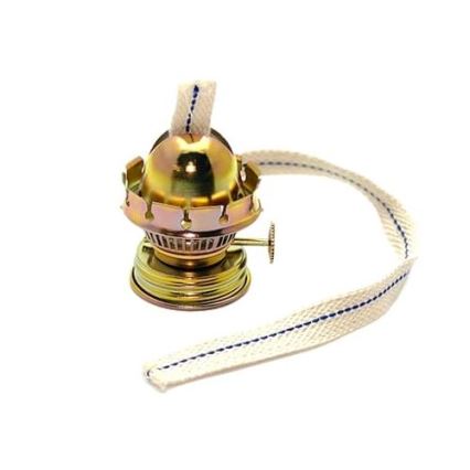 Oil lamp Eliška 20 cm forest green