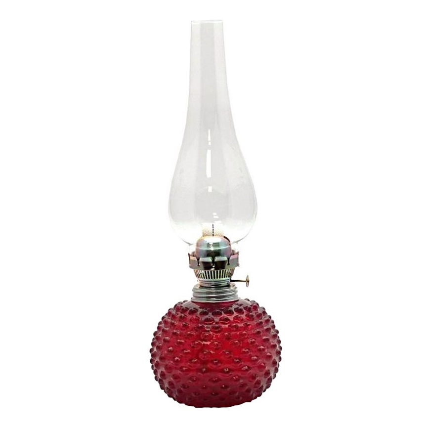 Oil lamp EMA 38 cm garnet