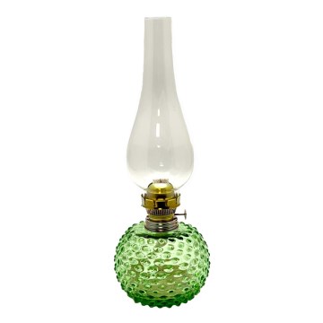 Oil lamp EMA 38 cm light green