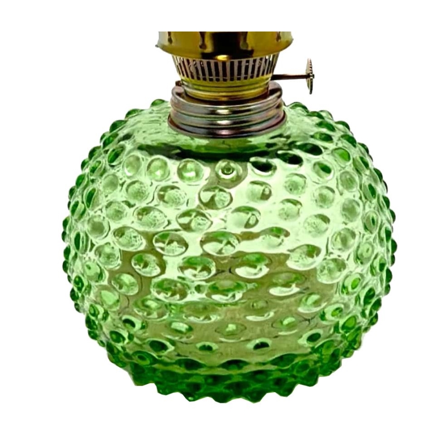 Oil lamp EMA 38 cm light green