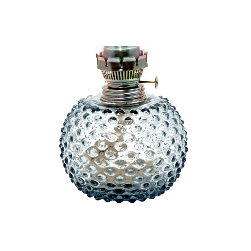 Oil lamp EMA 38 cm light smoky