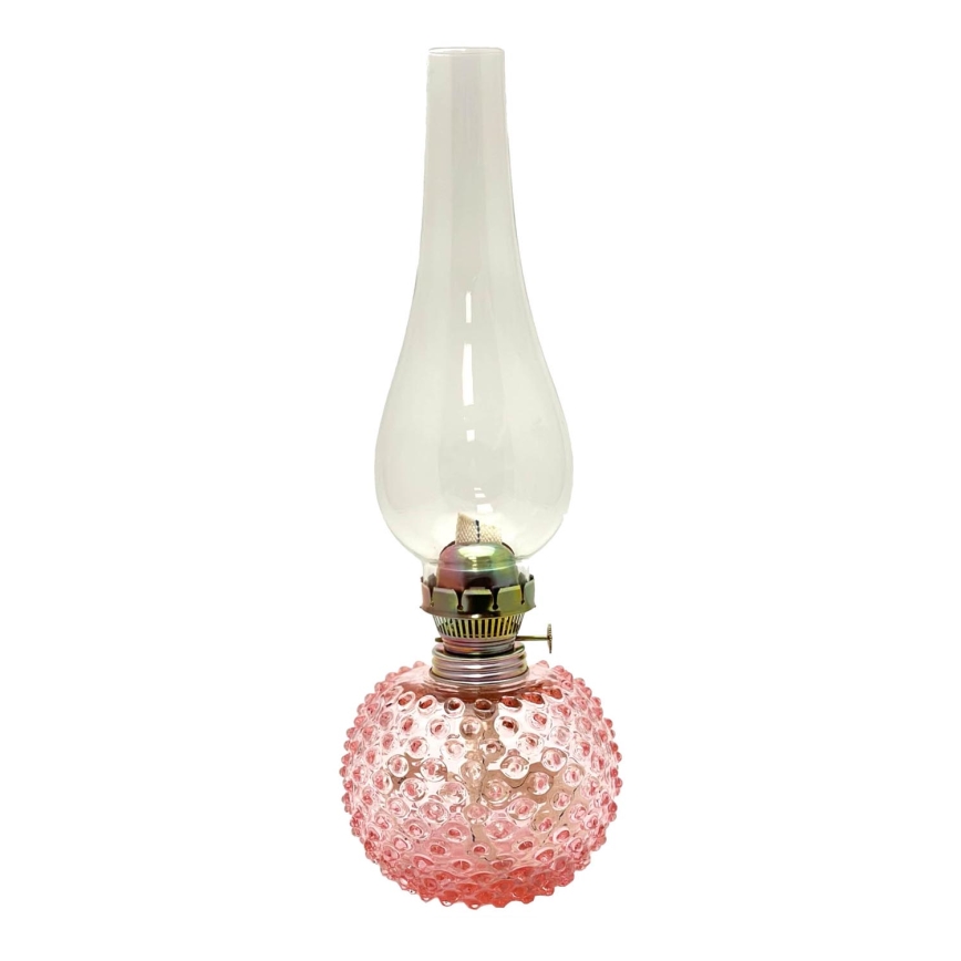 Oil lamp EMA 38 cm pink