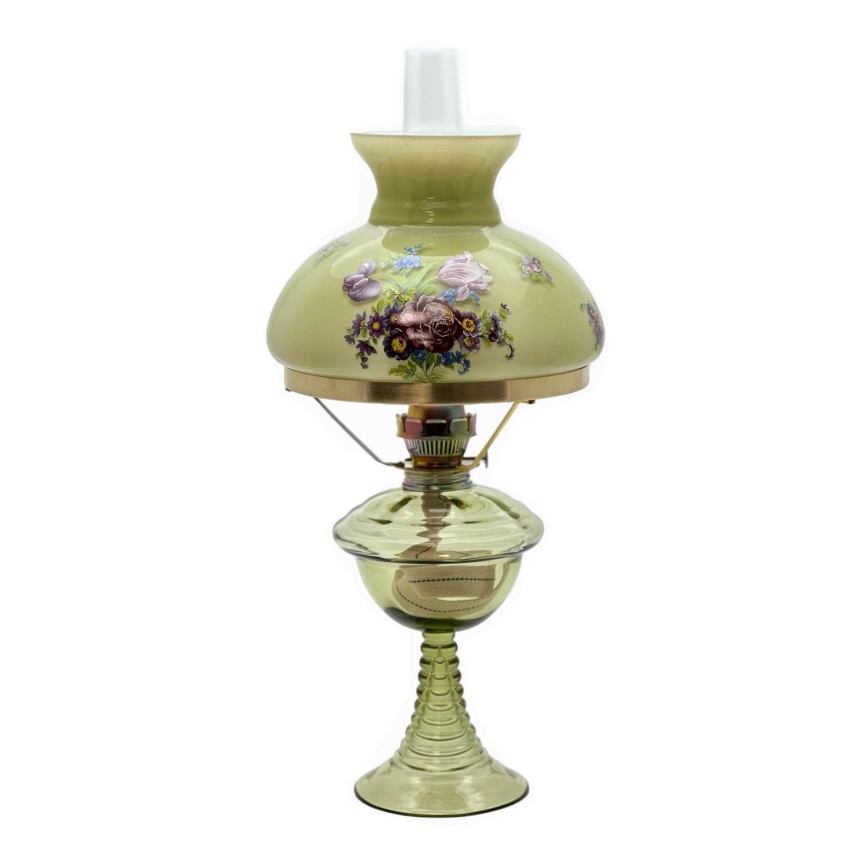 Oil lamp JASMÍNA 50 cm forest green