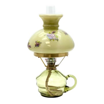 Oil lamp KLÁRA 34 cm forest green