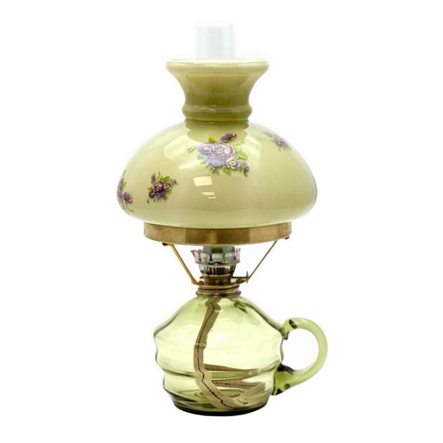 Oil lamp KLÁRA 34 cm forest green