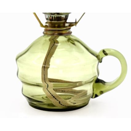 Oil lamp KLÁRA 34 cm forest green