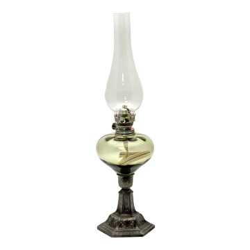Oil lamp KRASOMÍRA 42 cm forest green