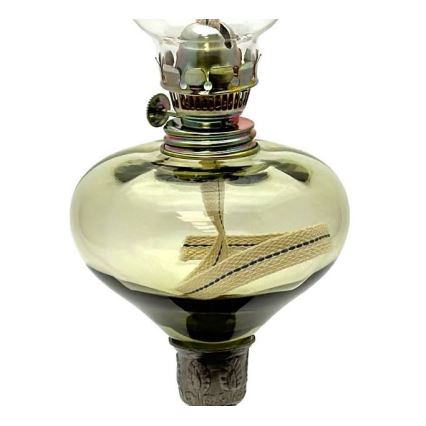 Oil lamp KRASOMÍRA 42 cm forest green
