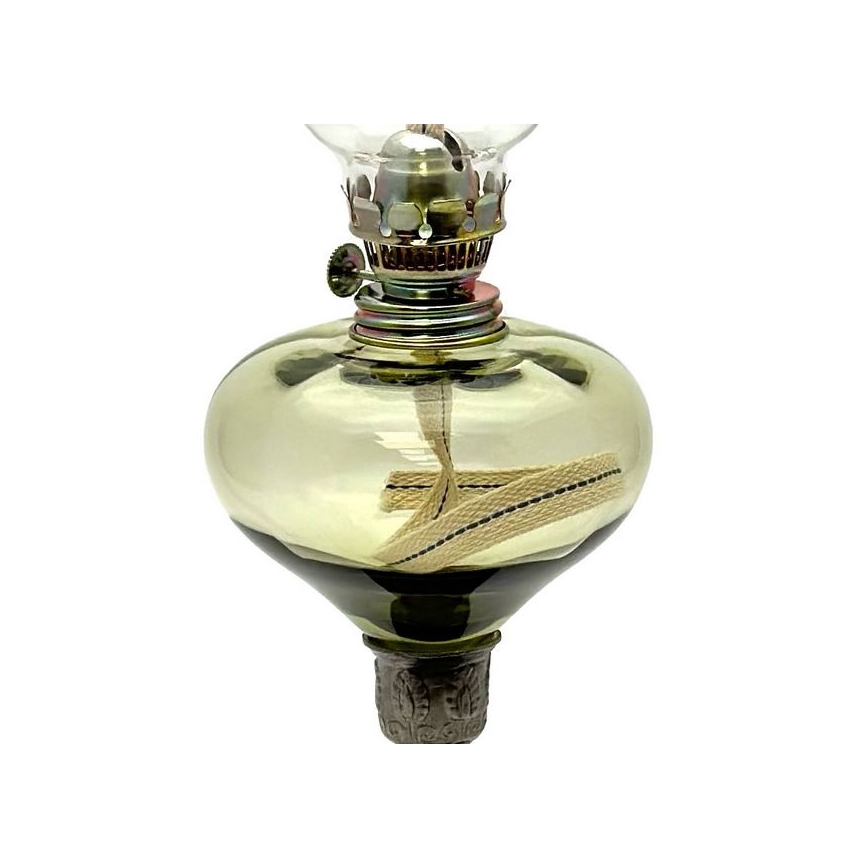 Oil lamp KRASOMÍRA 42 cm forest green