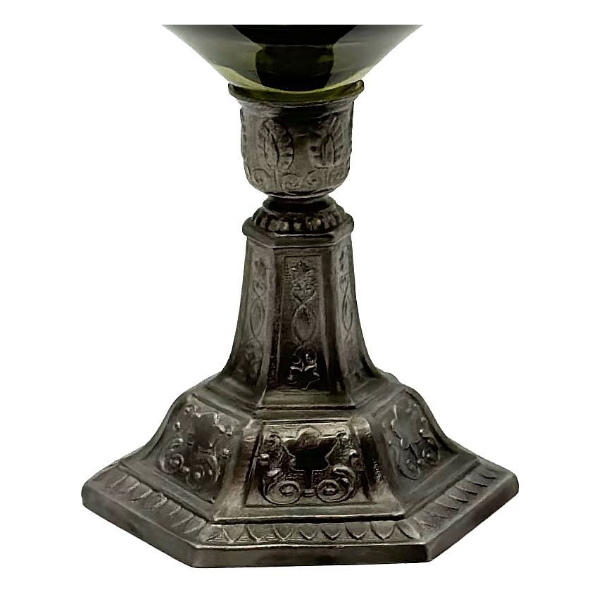 Oil lamp KRASOMÍRA 42 cm forest green