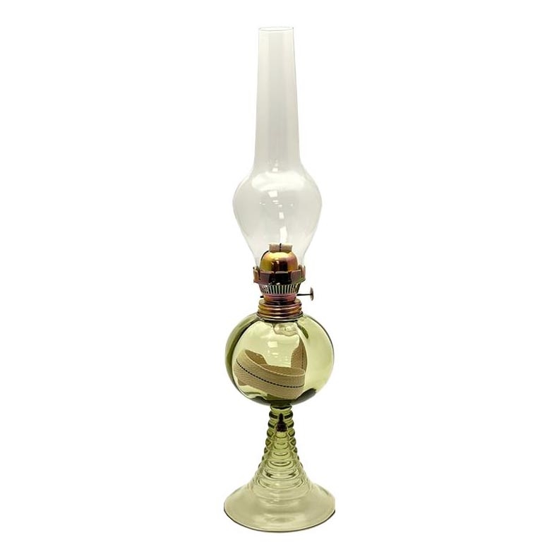 Oil lamp KVĚTA 50 cm forest green