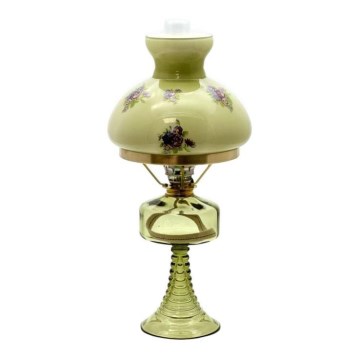 Oil lamp PETRA 42 cm forest green