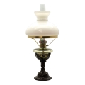 Oil lamp RŮŽENA 50 cm forest green decorated with tin