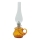 Oil lamp TEREZA 34 cm amber checks