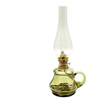Oil lamp TEREZA 34 cm forest green