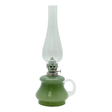 Oil lamp TEREZA 34 cm forest green