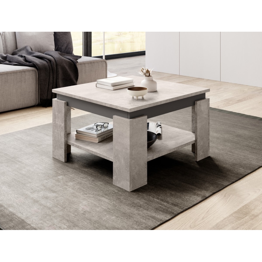 OLAF Coffee Table, Concrete Grey/Anthracite