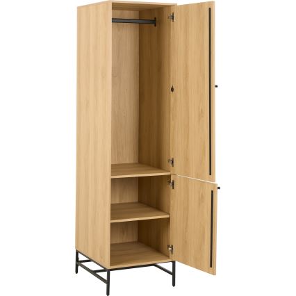OLIVIA 51x200 cm Oak Wardrobe