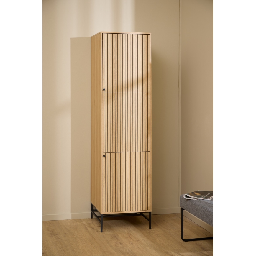 OLIVIA 51x200 cm Oak Wardrobe