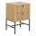 OLIVIA Oak Bedside Table with Drawers