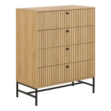 OLIVIA Oak Chest of Drawers