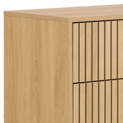 OLIVIA Oak Chest of Drawers