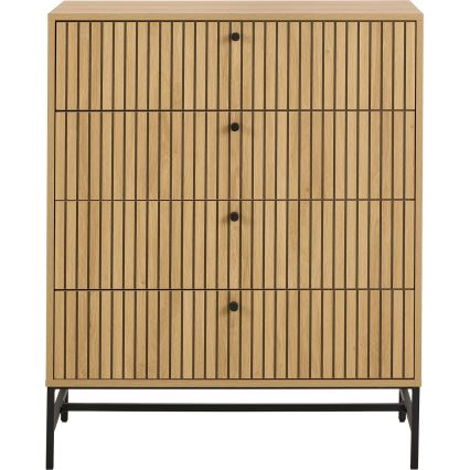 OLIVIA Oak Chest of Drawers