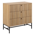 OLIVIA Oak Chest of Drawers