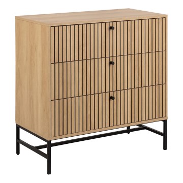 OLIVIA Oak Chest of Drawers