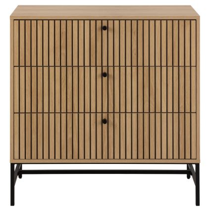 OLIVIA Oak Chest of Drawers