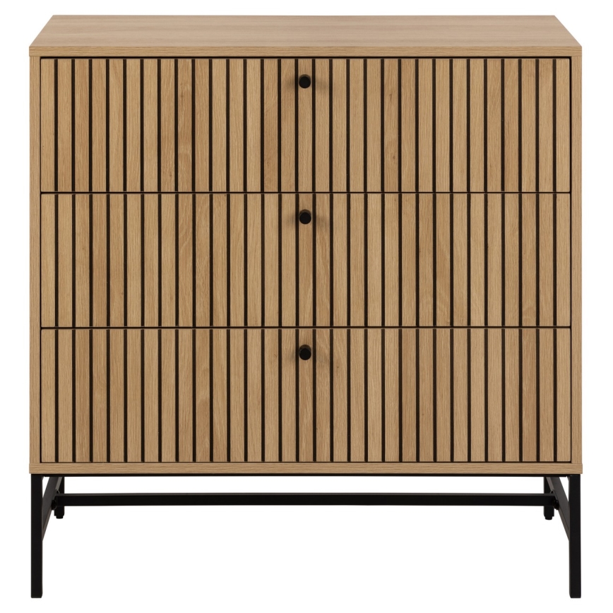OLIVIA Oak Chest of Drawers